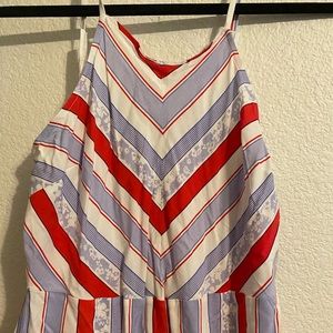 Express cropped straight jumpsuit size 6